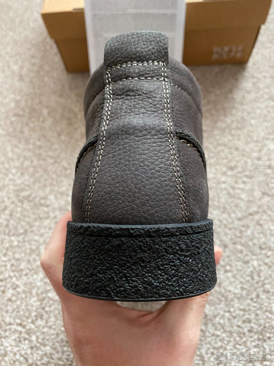 Nové pánské kožené zimní boty Baťa s kožichem - č. 42 - 12