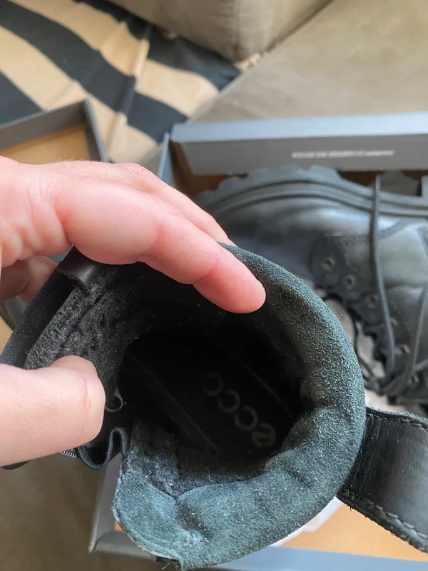 Kožené zimní boty Ecco - 12