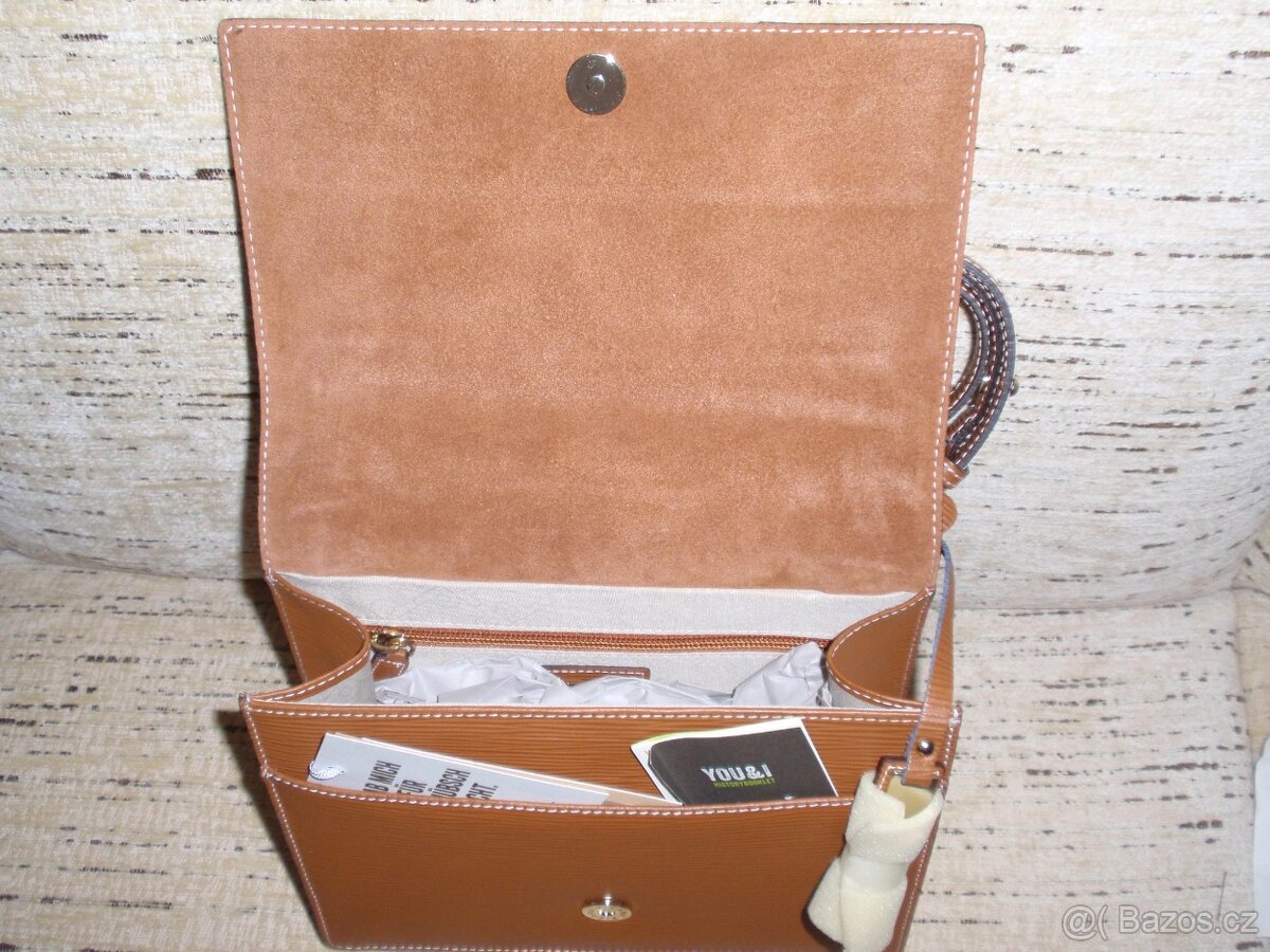 Nová značková kožená kabelka - PICARD ( s cedulkami ) - 12