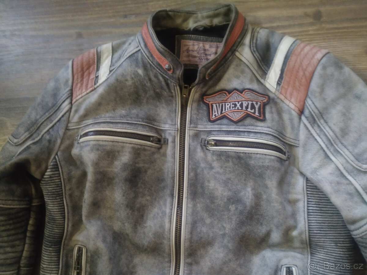 Kvalitní kožená bunda Avirex Fly - 12