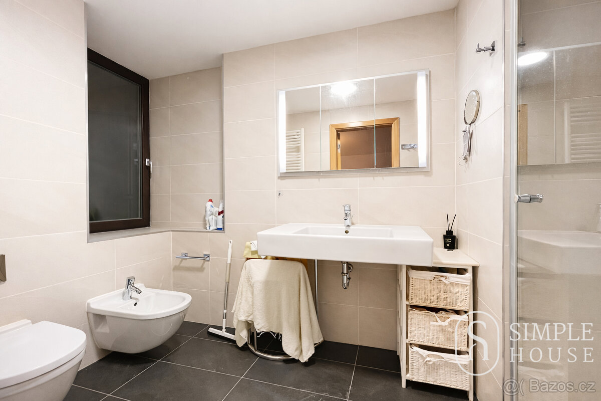 Pronájem bytu 3+kk, 94 m2, Rezidence Central Park, Praha 3 - 12