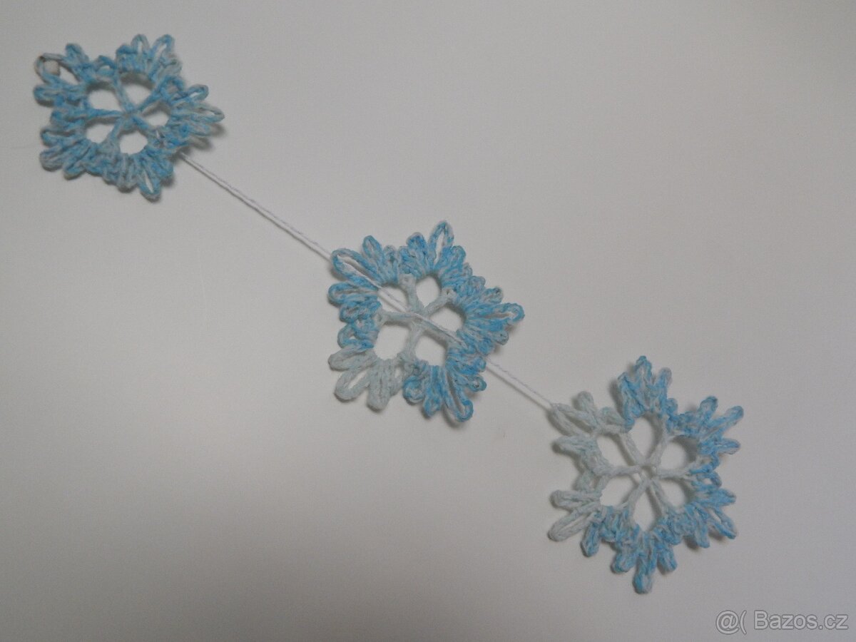 Háčkované vánoční ozdoby - 12
