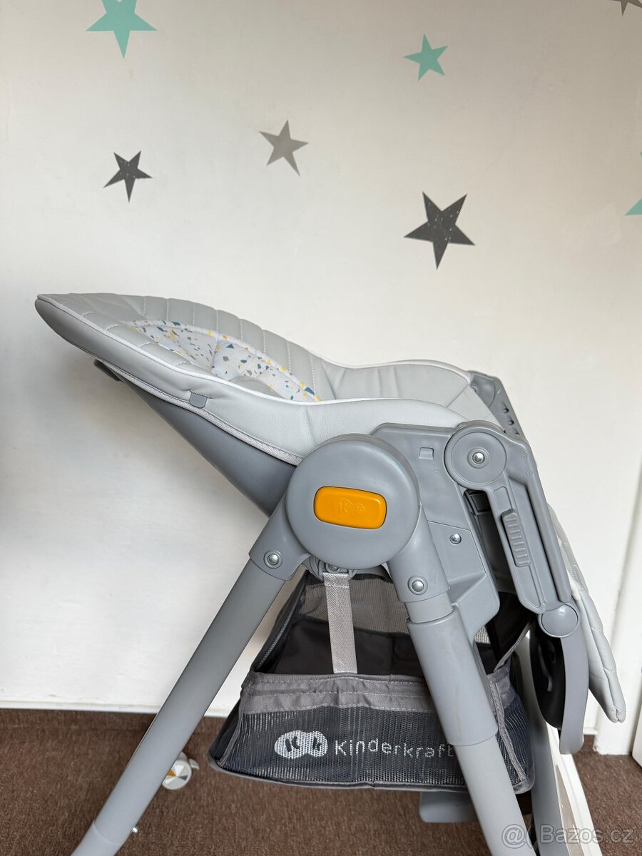 Kinderkraft Lastree 2w1 - jídelní židlička, lehátko - 12