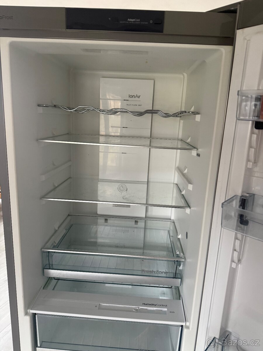 Lednice s mrazákem Gorenje nerez šedá - 12