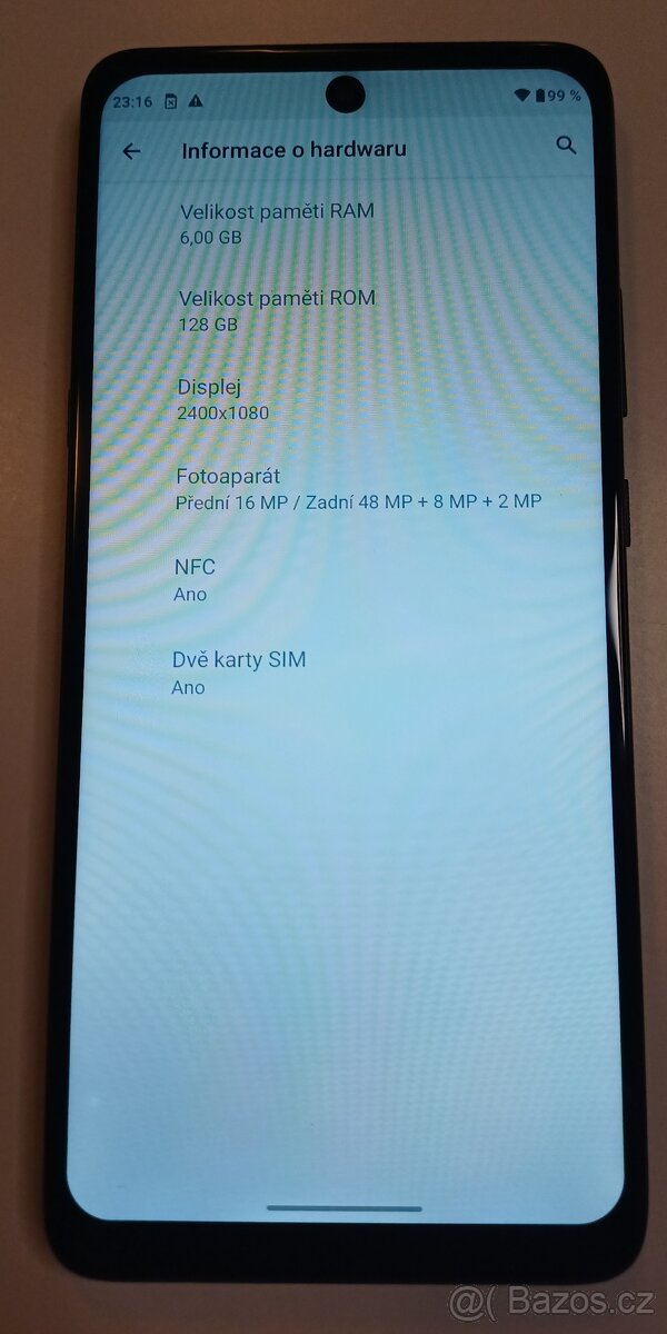 Prodám Motorola Moto G 5G 6GB/128GB, Stav A - 12