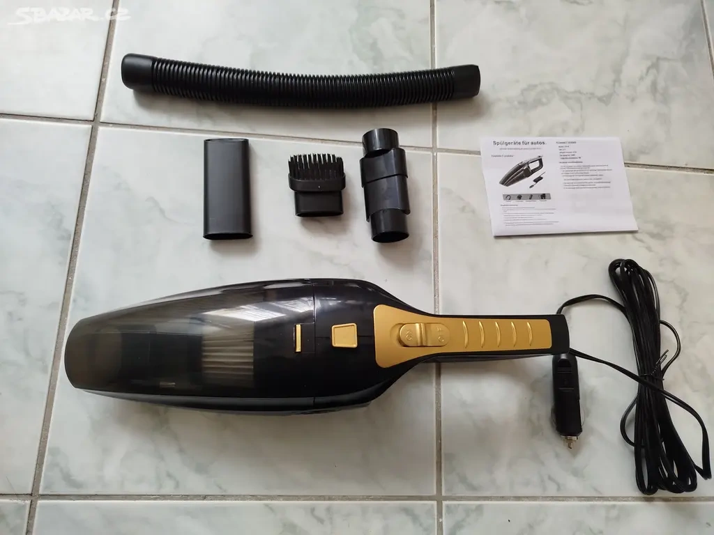 Ruční vysavač do auta - Nový, Nepoužitý, - 12