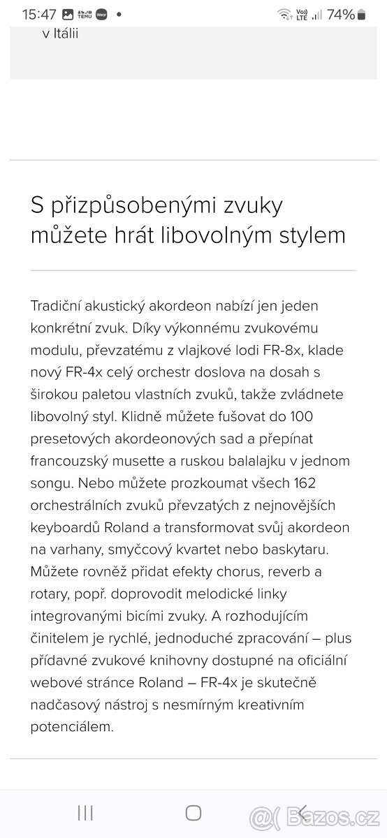 Roland fr-4x ,elektronický akordeon - 12