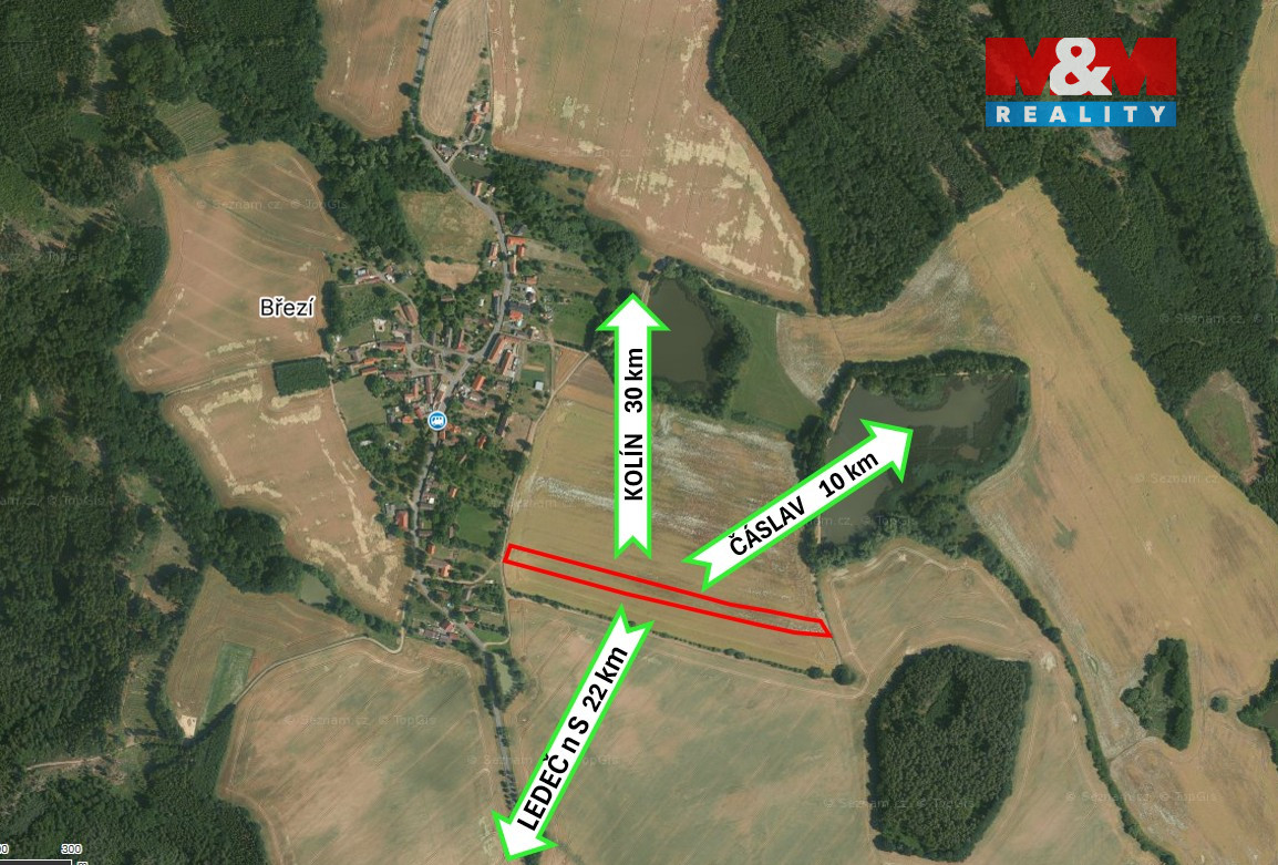 Prodej pole, 11369 m², Zbýšov - 12