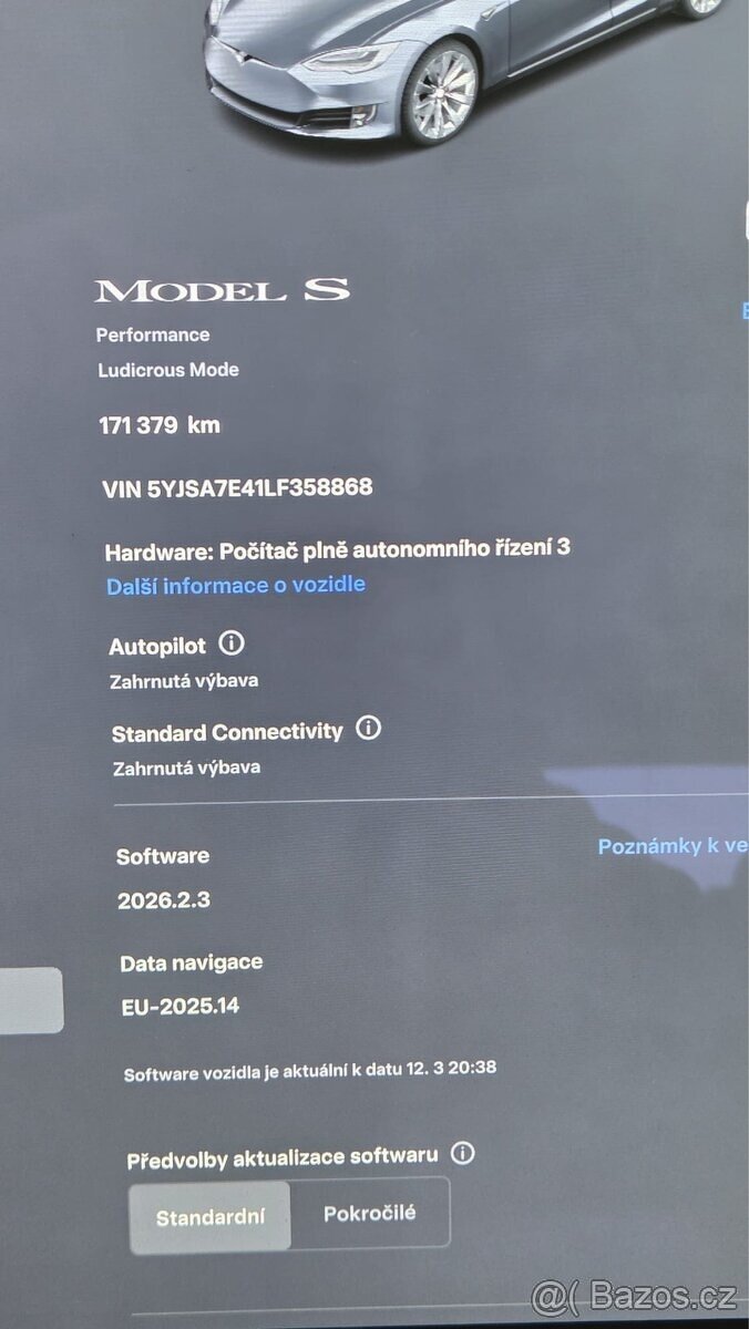 Tesla Model S Performance Ludicrous (Raven), ZÁRUKA , DPH - 12