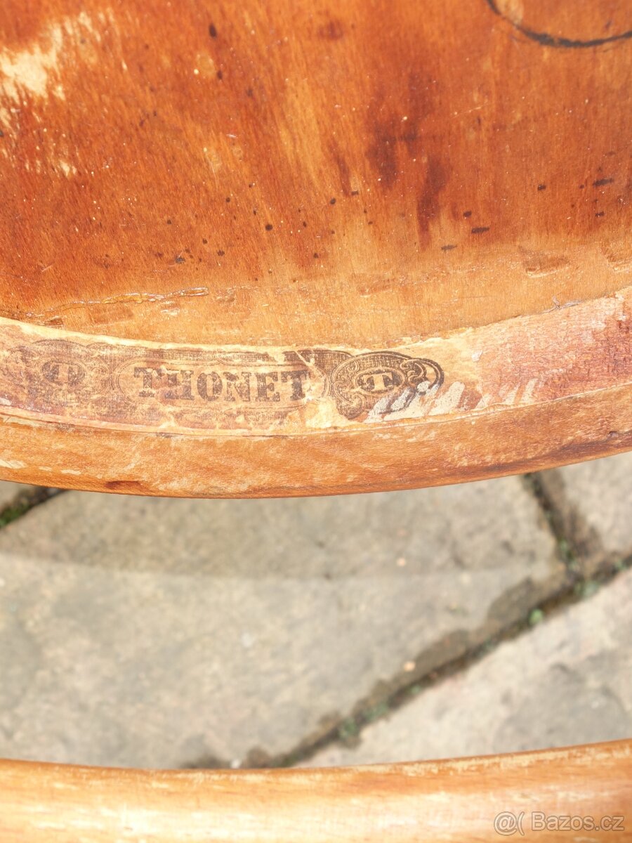 Židle, křesílko THONET, značený - 12