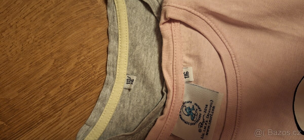 Dívčí trička s krátkým rukávem, legíny, halenka - 12