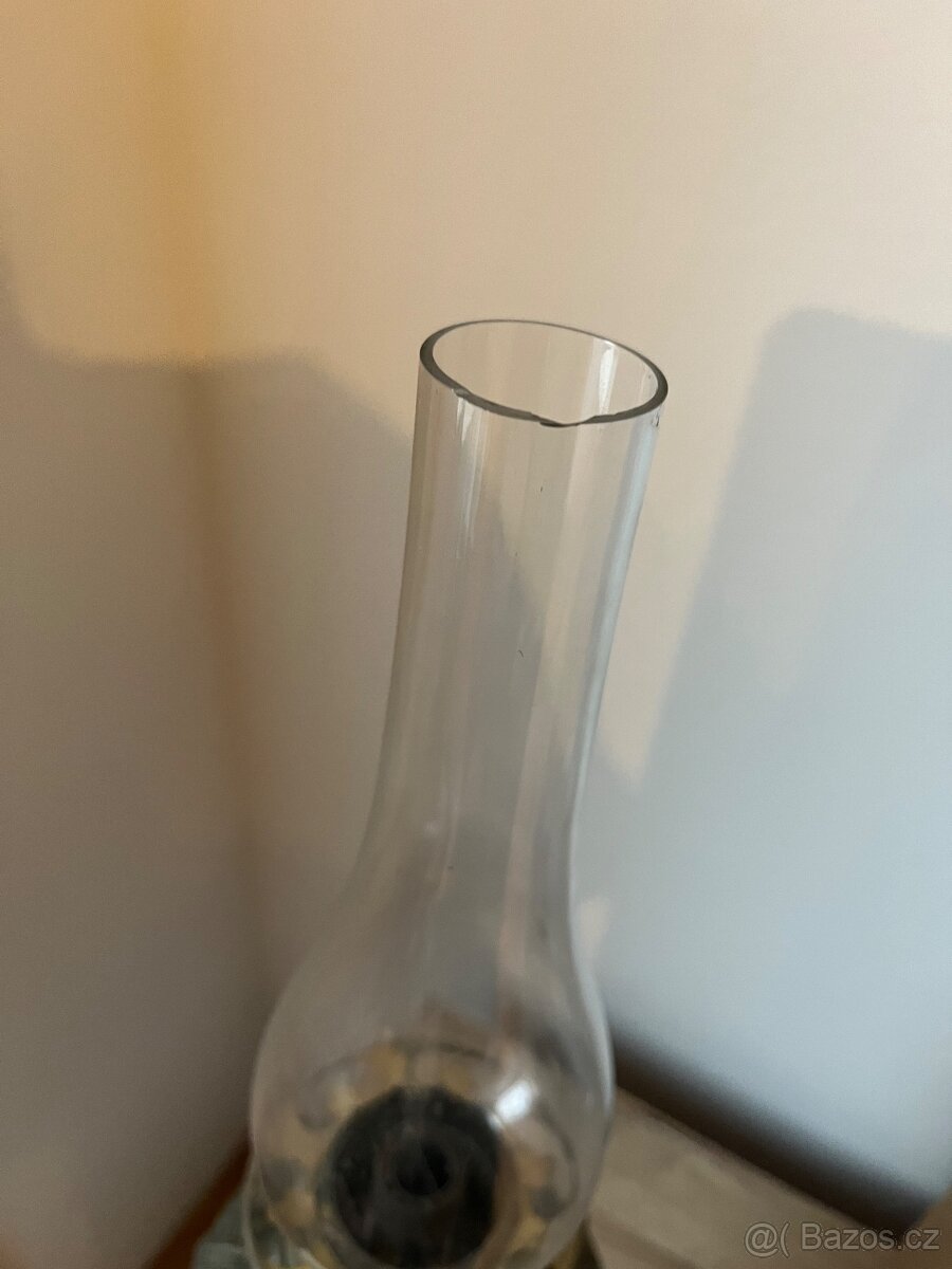 Starožitná petrolejová lampa - 12