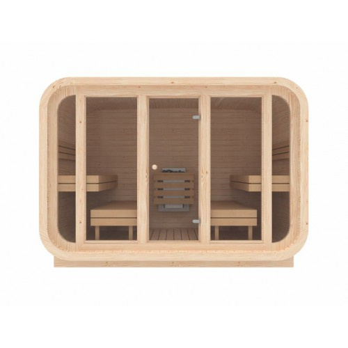 Sauna Marivox, venkovní finská sauna, zahradní sauna - 12