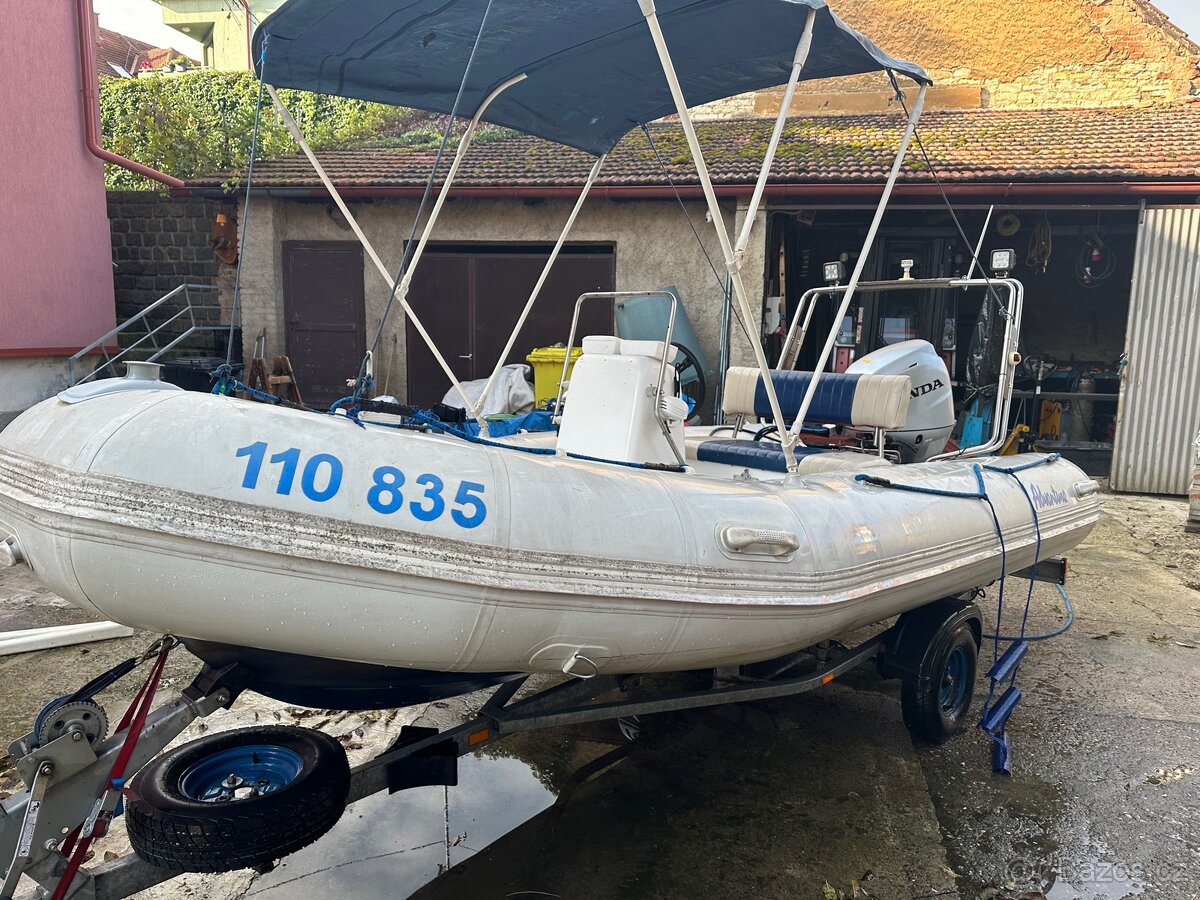 Gumový člun RIB ADVENTURE V450 cena s vlekem. - 12