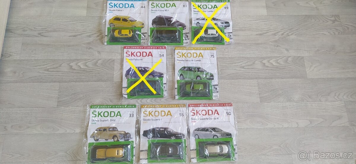 autíčka - modely Škoda DeA 1/43 + Hachette 1/24 - 12