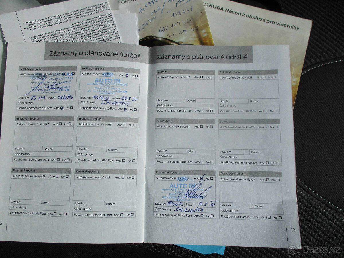 FORD KUGA 2,0 TDCi 110kw 4x4 CZauto 1maj DPH 2016 - 12