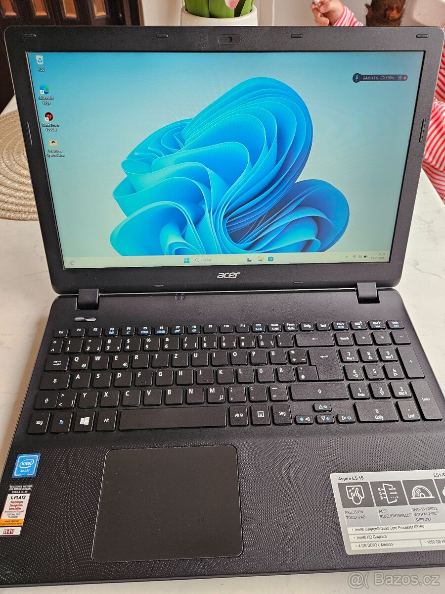 Acer Aspire ES1-531-N15W4 (čtyřjádrový procesor ) - 12