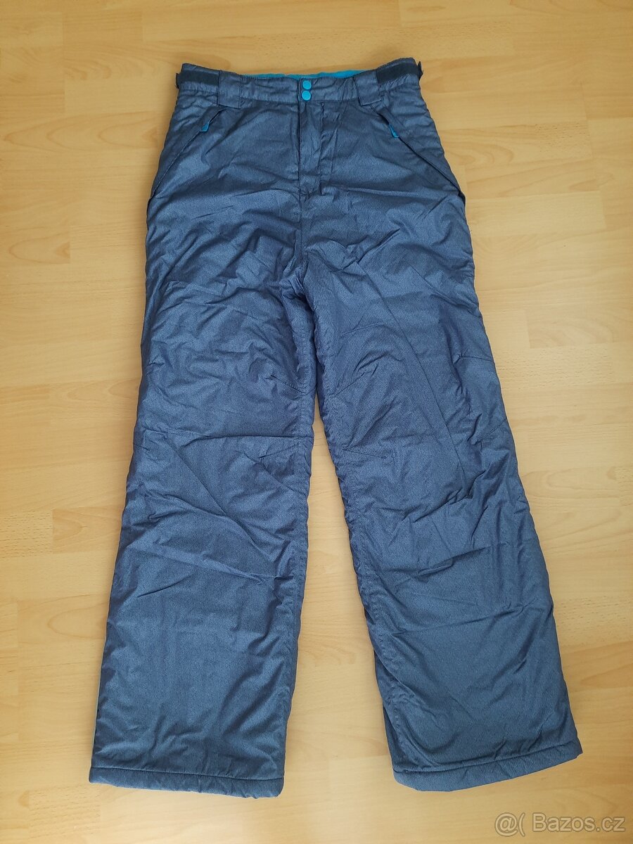 Oteplováky - zimní kalhoty vel. 170 - 12