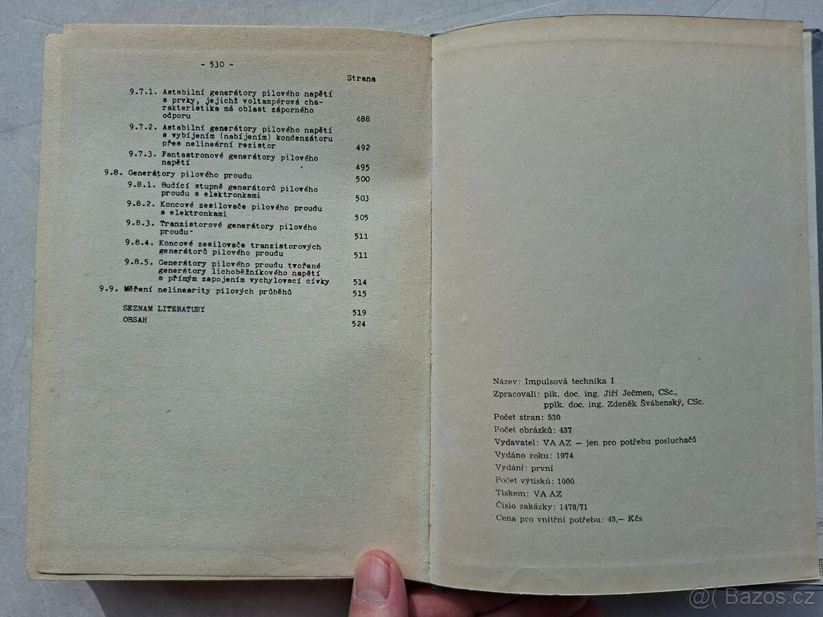 Impulsová technika I — Jiří Ječmen, Zdeněk Švábenský (1974) - 12