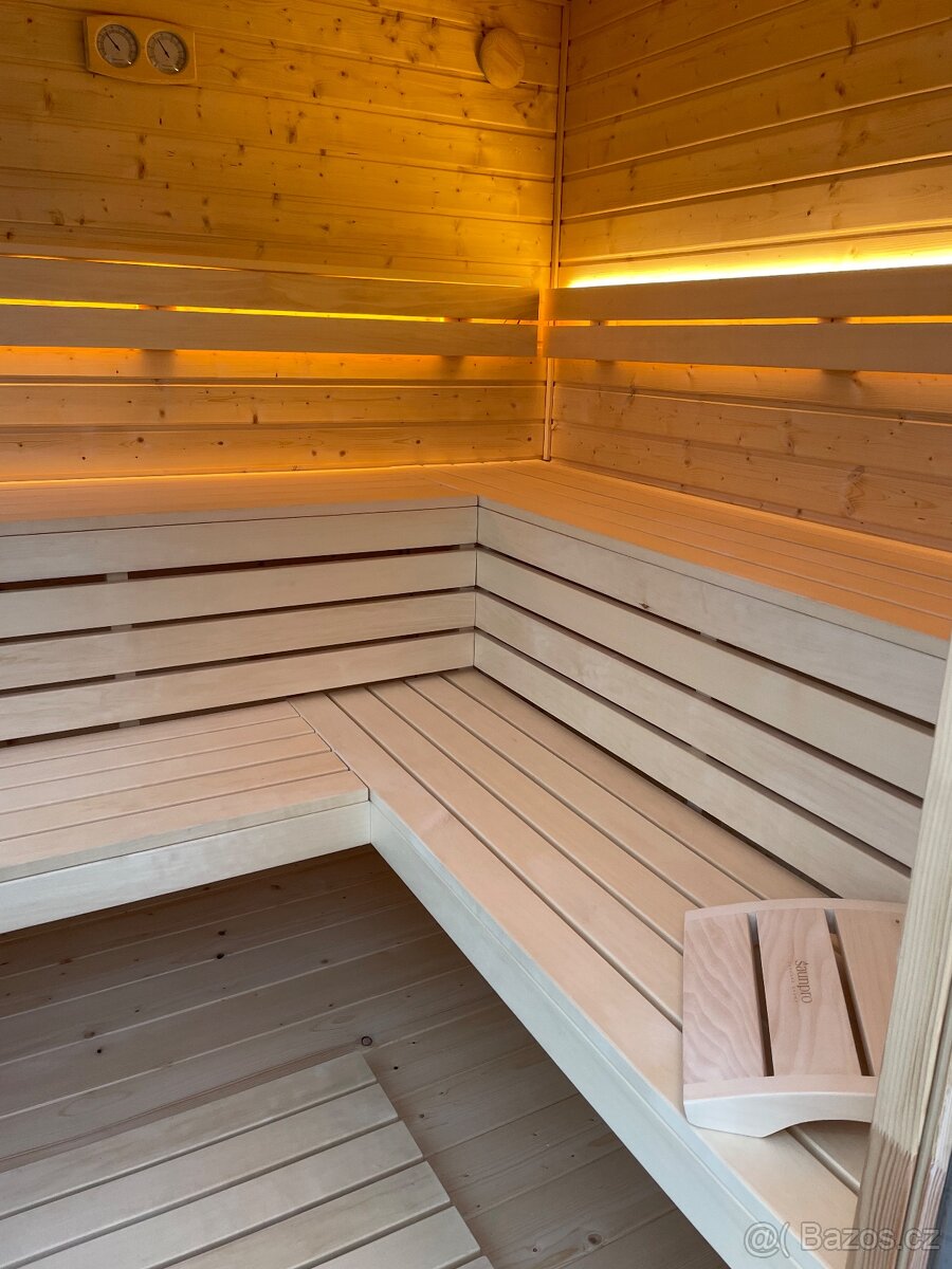 Venkovní Fínska sauna MEGA - 12