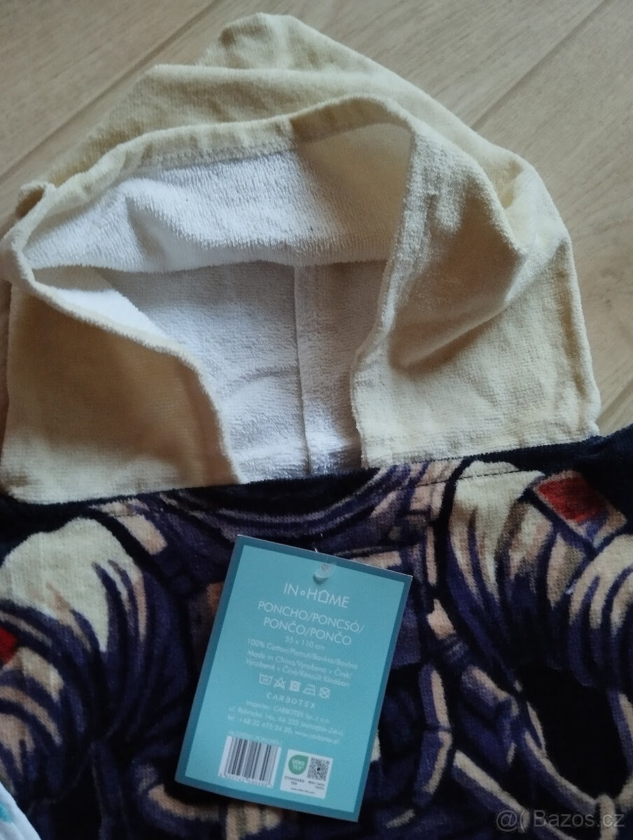 Dětské pončo 55x110 cm-Kosmonaut / Mořský svět N.O.V.É. - 12