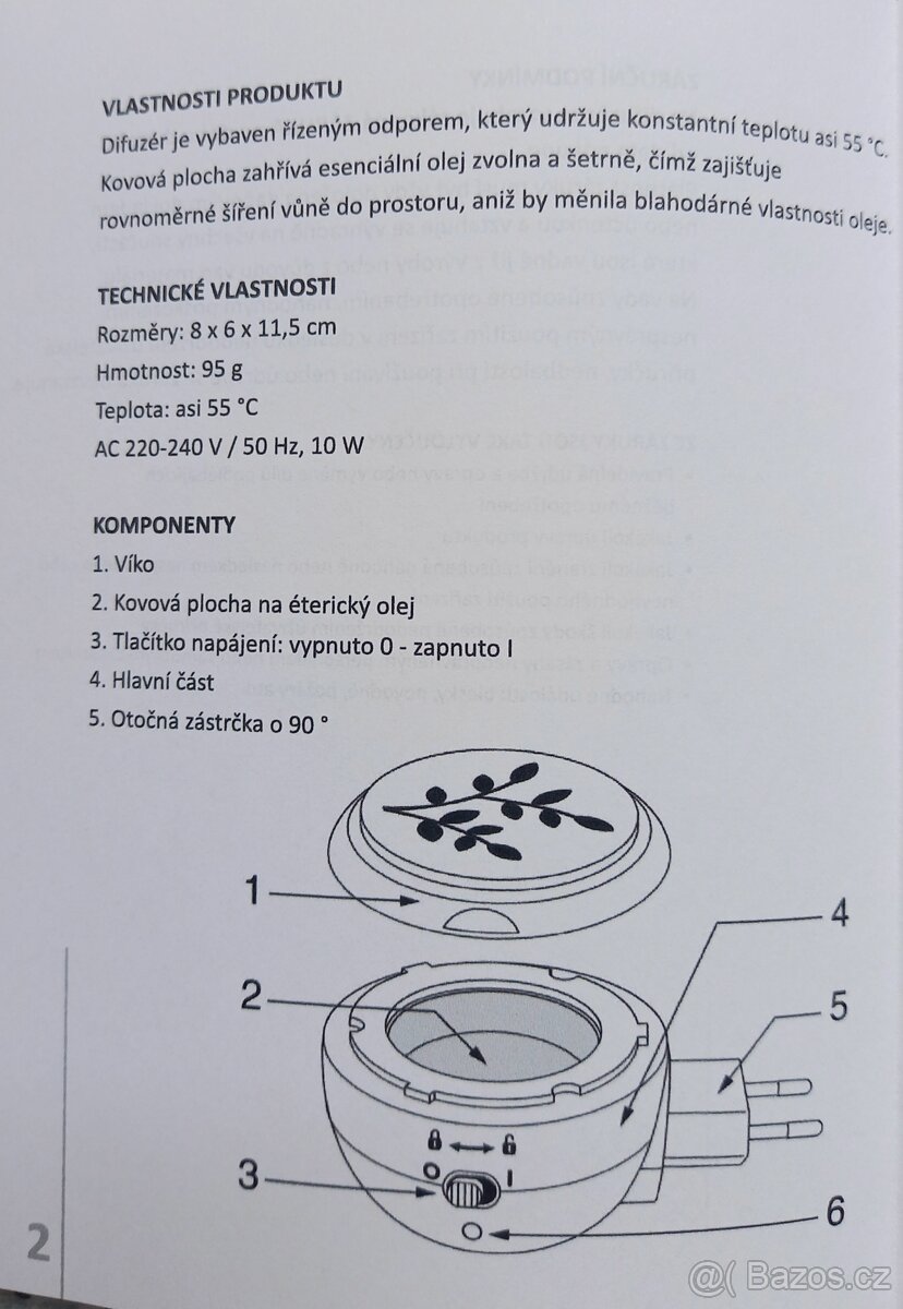 Difuzer do zásuvky Purae - 12
