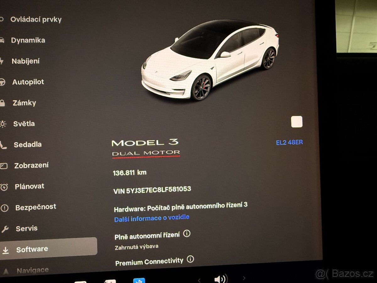 Tesla Model 3 PERFORMANCE 4x4 záruka2027 DPH - 12