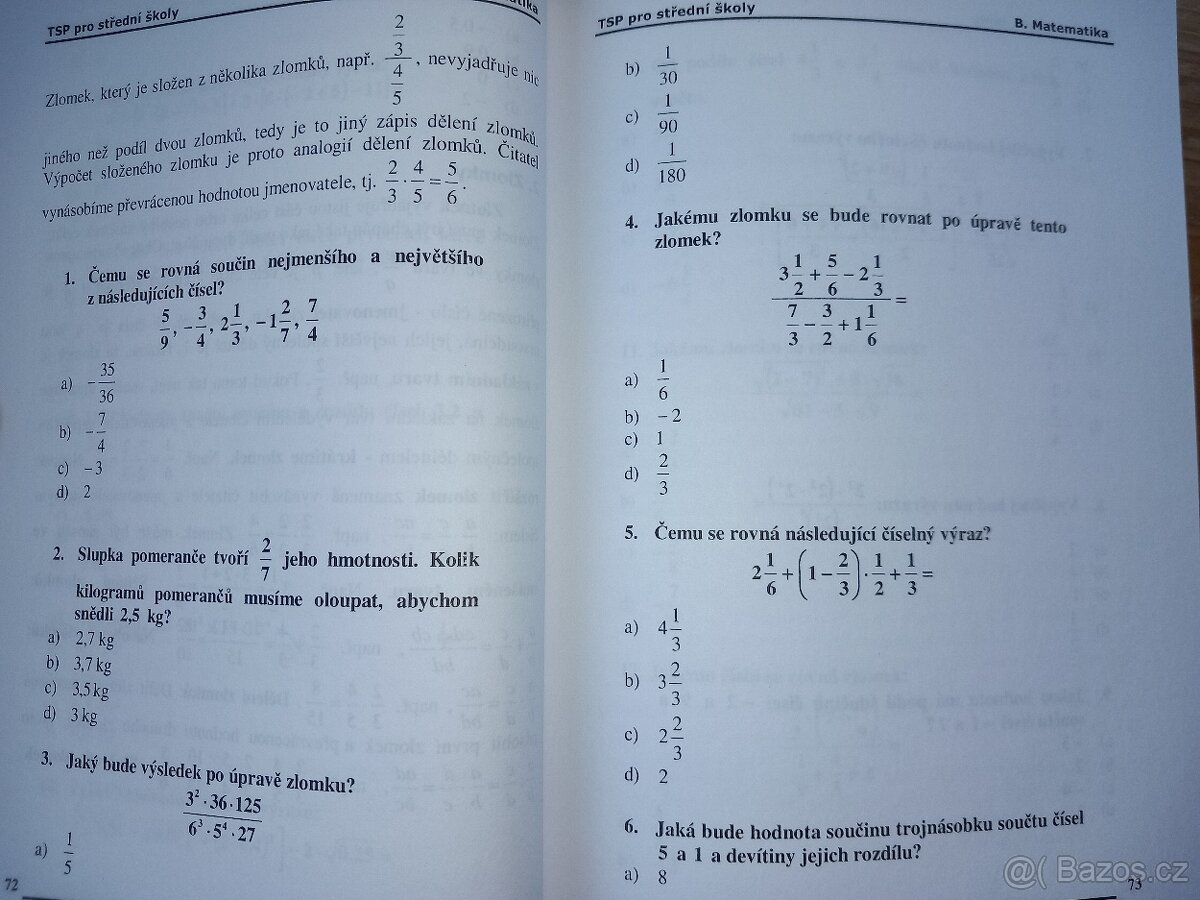 Testy studijní předpokladů pro střední školy - 12
