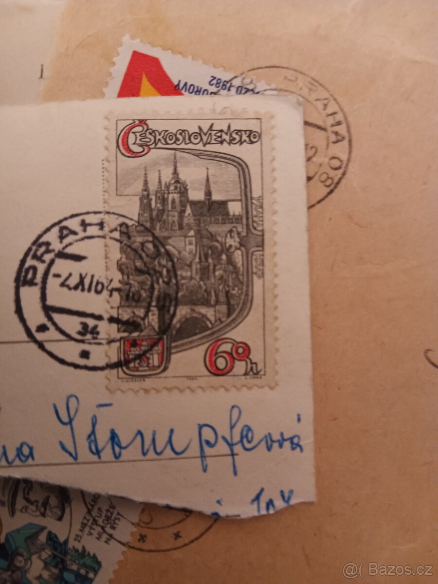 Různé dokumenty, známky, pohlednice. - 12