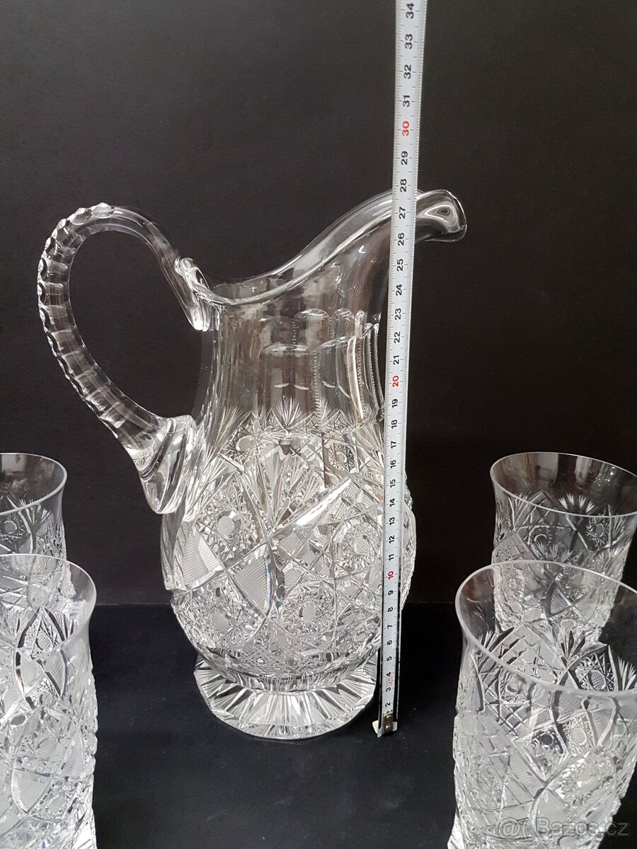 Karafa a 4x sklenice - 12