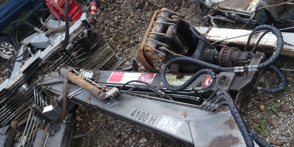 Lehká hydraulická ruka pro les, reycklace .. PENZ, více kusů - 12