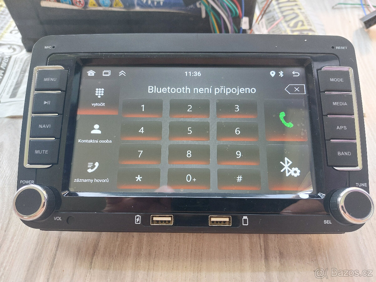 Autorádio 2DIN, RDS 8gb+128gb lcd 7,ANDROID 13, VW,ŠKODA,SEA - 12