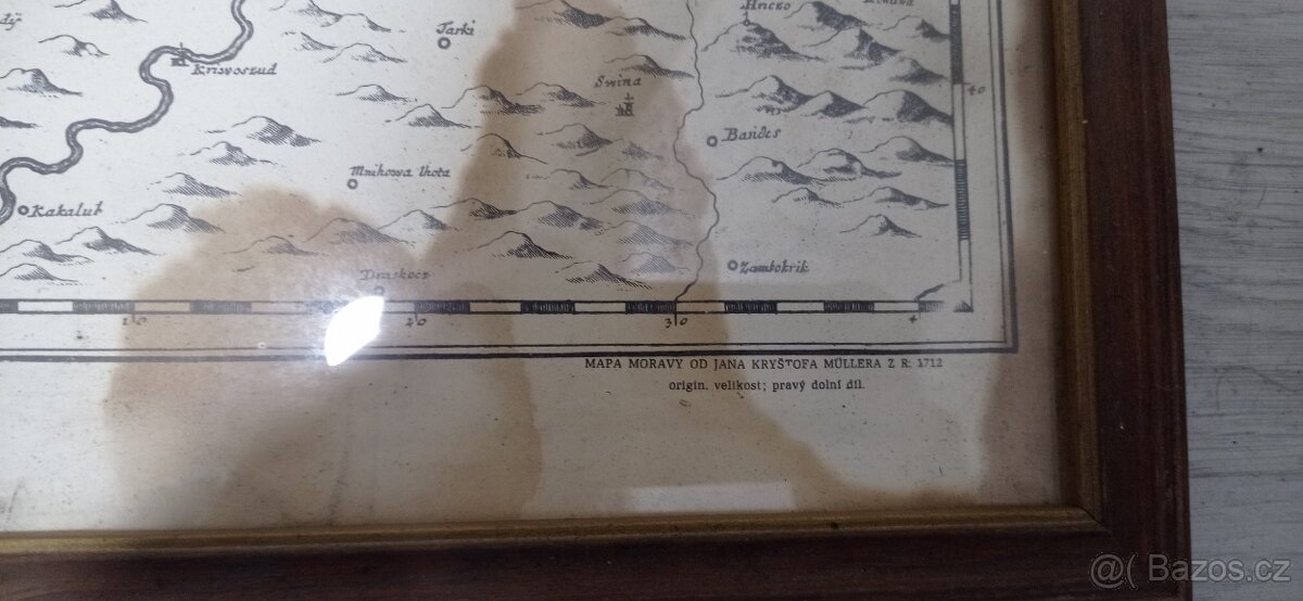 Obrazy mapa Moravy - 12