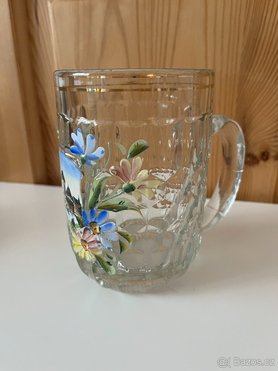 Starý půllitr - Karlštejn motiv - 12