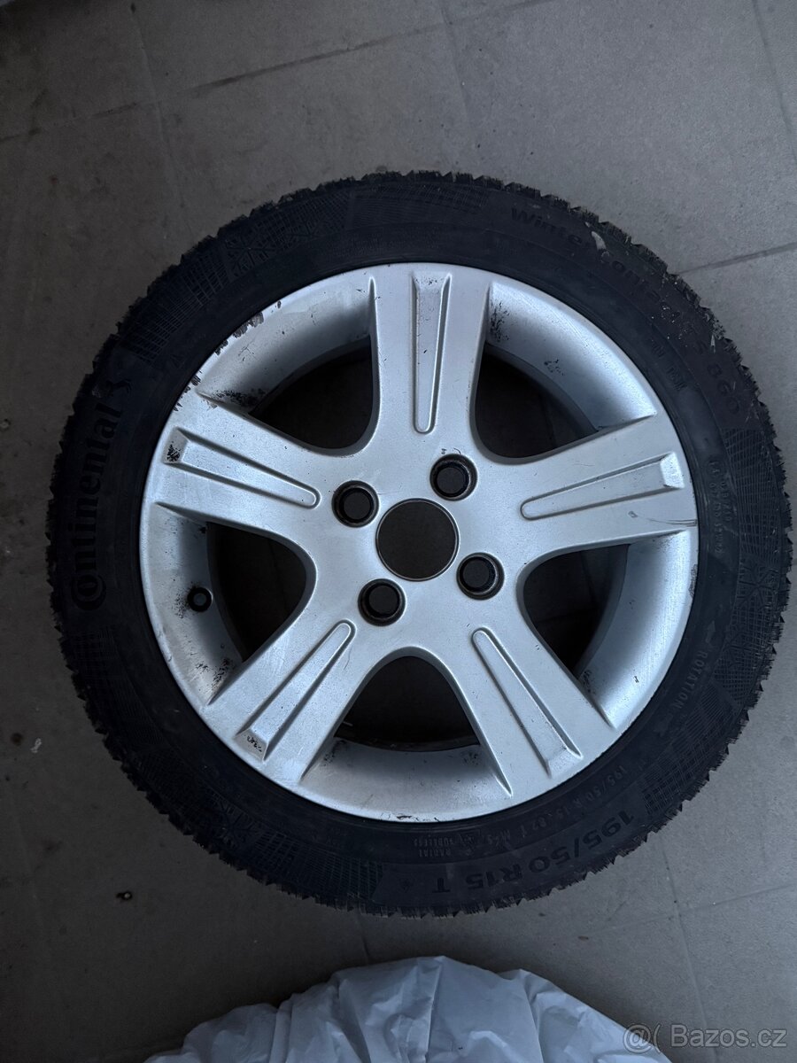 Kola Ford Borbet 195/50 R15 ET 52.5 - 12