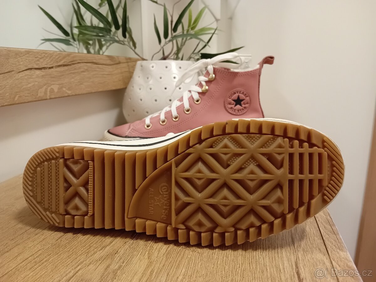 Converse dámské kotkíkové tenisky vel. 36,5 kožené zateplené - 12