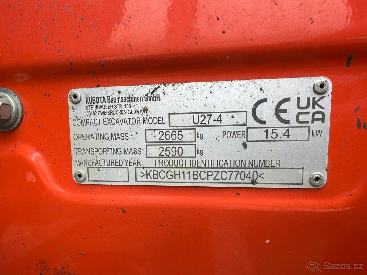 Kubota U27-4 - 12