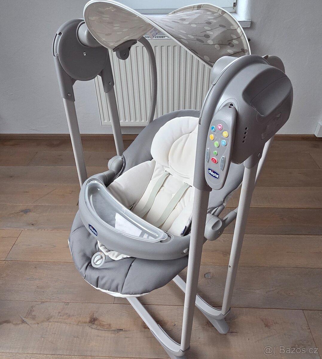 Chicco lehátko/houpačka Polly Swing Up – Silver - 12
