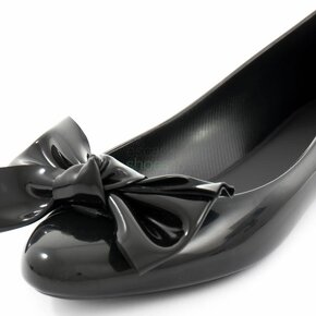 Baleríny černé zn.MELISSA Doll II Black, vel.41/42 - 12