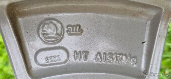 Alu kola originál Škoda 5x112 6,5x17 ET38 565 601 025 J - 12