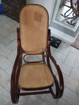 OHÝBANÉ HOUPACÍ KŘESLO VE STYLU THONET–FRANCIE, 70.–80. LÉTA - 12