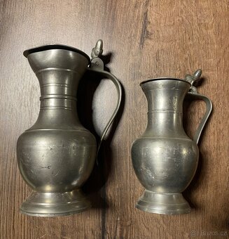 Staré Německé ozdobné talíře a vázičky - 12