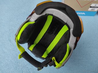 Lyžařská helma s vizorem, Alpina Carat le VISOR HM, 54-58 cm - 12