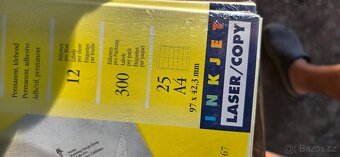 Samolepici etikety do tiskárny A4 - 12