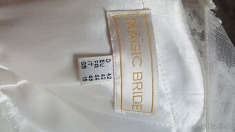 Svatební šaty ivory vel.42 - 12