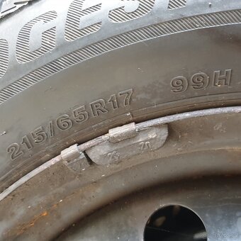 Sada zimních kol Škoda, VW 215/65 R17 č. AK81 - 12