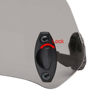 Uni deflektor(prodloužení)plexi chopper,skůtr,apod. - 12