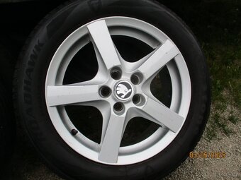 Alu kola 5x100 R16 Pneu letní 205/55 R16 - 12