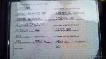 Jeep grand cherokee srt 6.1 - 12