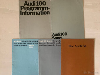 Staré prospekty Audi 80, 100 z let 1969-1978 - 12